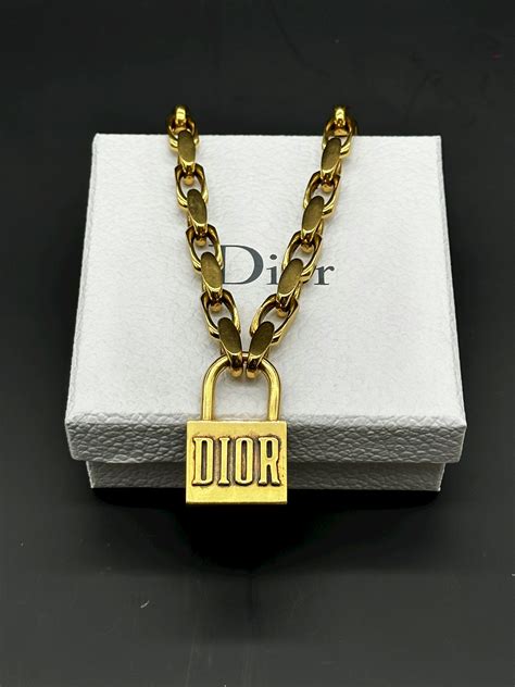 dior lucky locket necklace fake|dior jewelry.